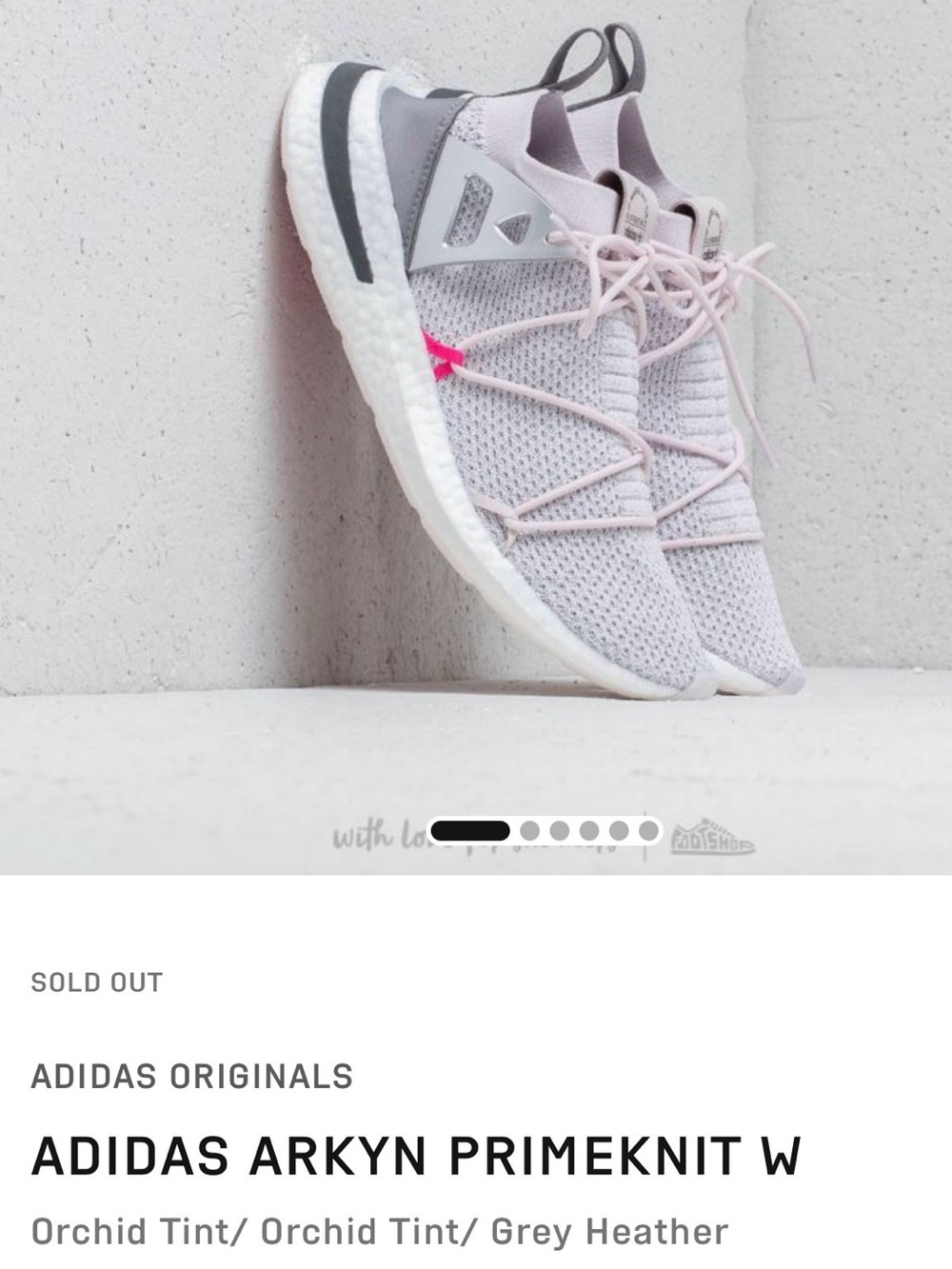 adidas Originals Arkyn Primeknit W — Orchid Tint & Grey Heather